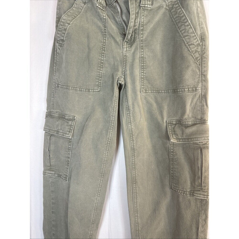 Women’s American Eagle Green Cargo Pants Size 00 Preowned - Picture 6 of 13